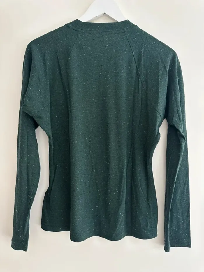 Tshirt adidas longue manche vert pour femme - neuf taille M - photo numéro 5
