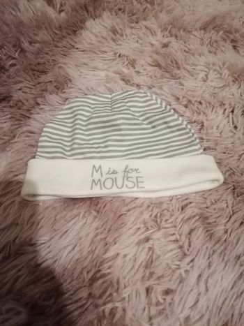 Bonnet mickey 3/6 mois