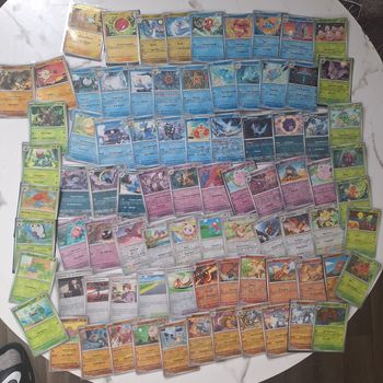 LOTS DE 83 REVERSES 151 SANS DOUBLONS AVEC RARE ET DRESSEURS