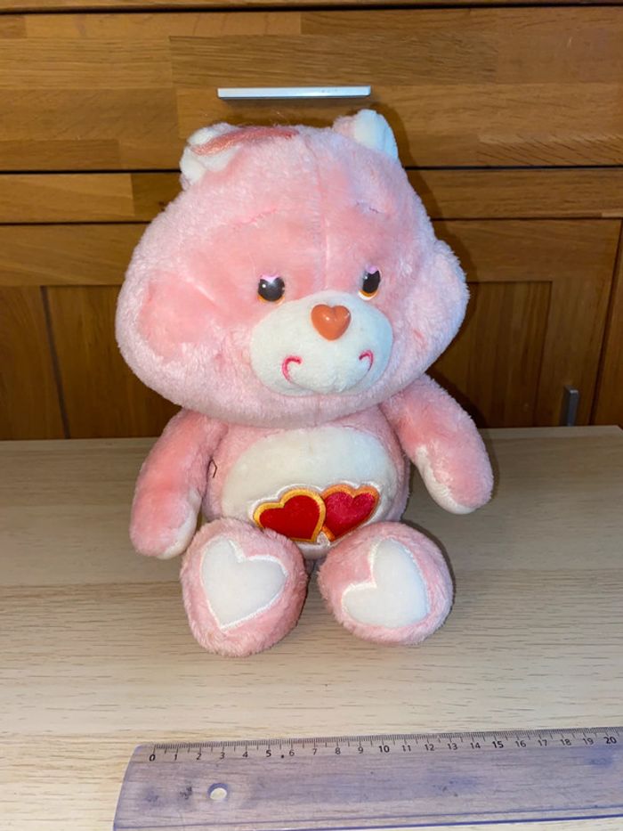 Peluche bisounours rose coeur kenner Care Bears groscheri 1983