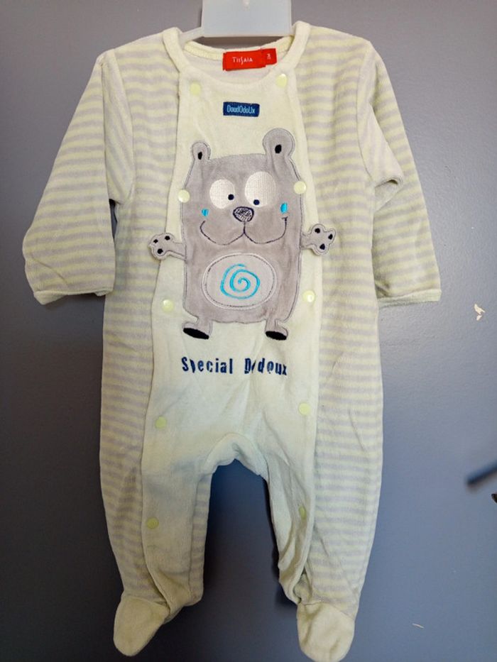 Pyjama velours 3 mois