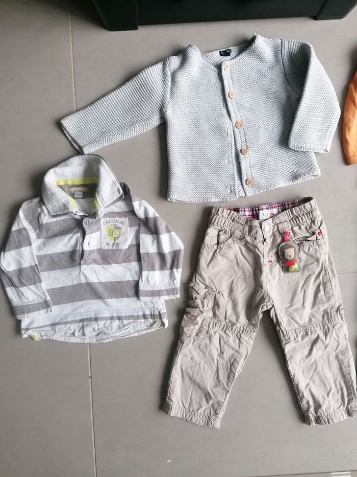 Lot 7 vêtements 12 mois garçon - photo numéro 2