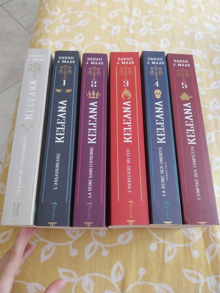 6 Romans Keleana tomes 0.5 à 5- Sarah J. Maas La Martinière