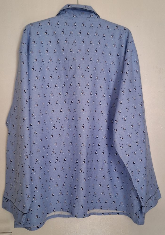 Pyjama deux pièces chaud et doux en flanelle, imprimé, grande taille - photo numéro 6