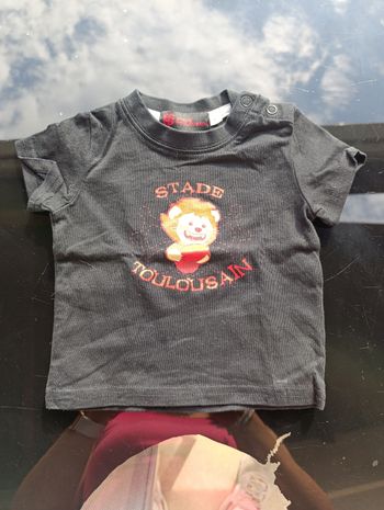Tee shirt stade toulousain 9 mois