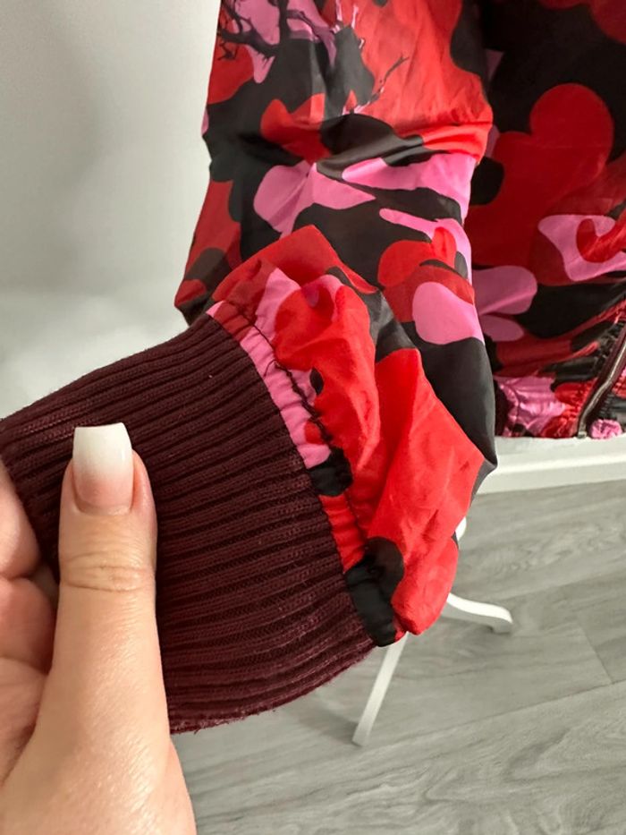 Bomber réversible bordeaux et rose T38 - photo numéro 5