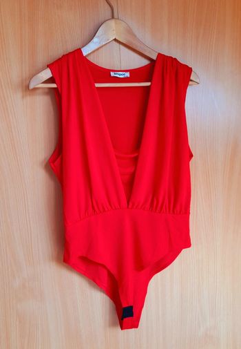 Bodie à manches courtes rouge taille 42