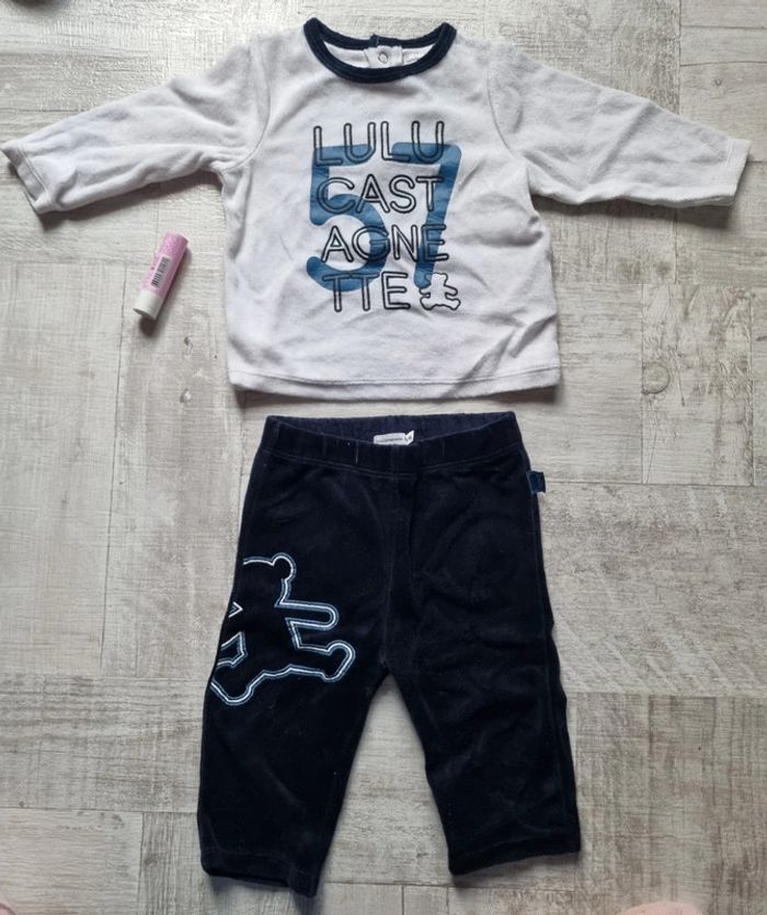 Pyjama 2 pièces lulu castagnette 12 mois