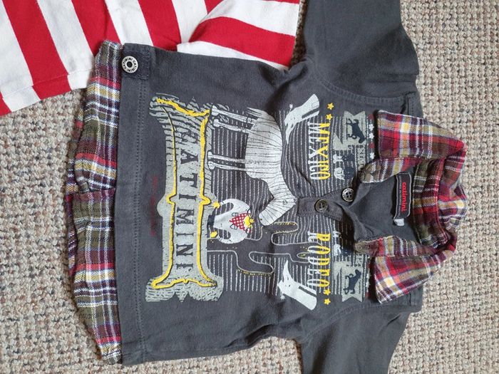 Lot 2 polos 6 mois catimini dpam - photo numéro 4