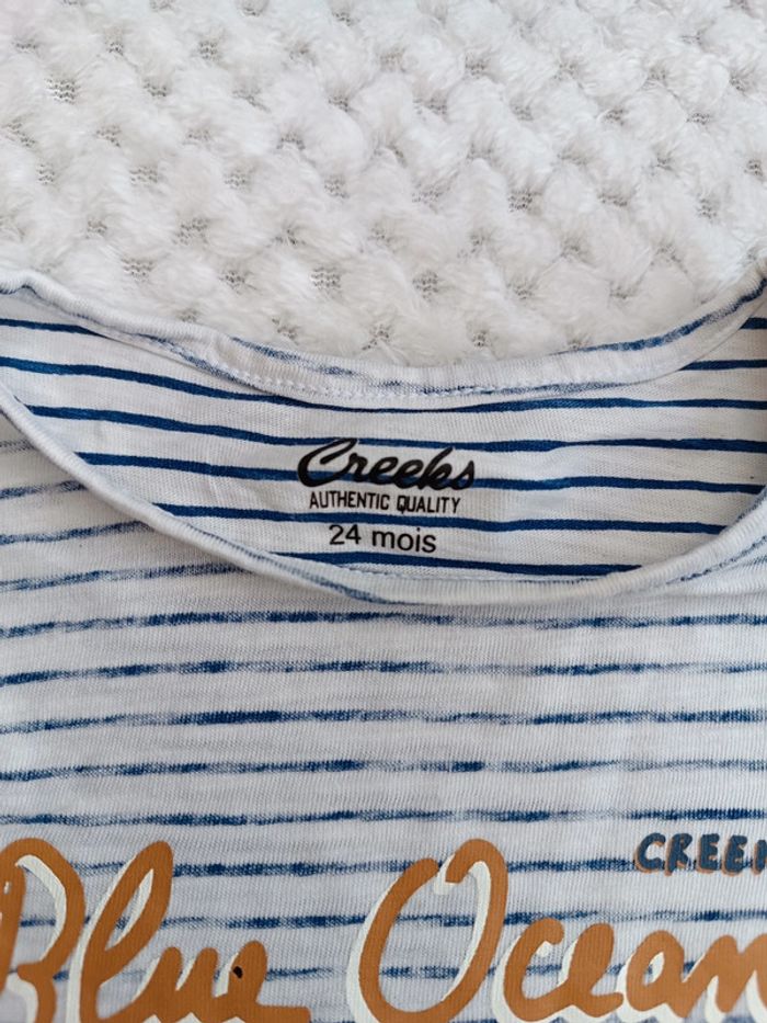 🔸T-shirt Creeks - 24 mois 🔸 - photo numéro 2