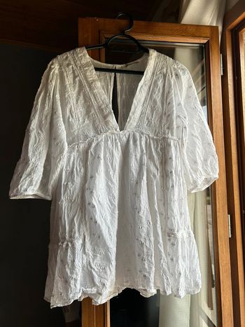 Robe blanche Pull & Bear