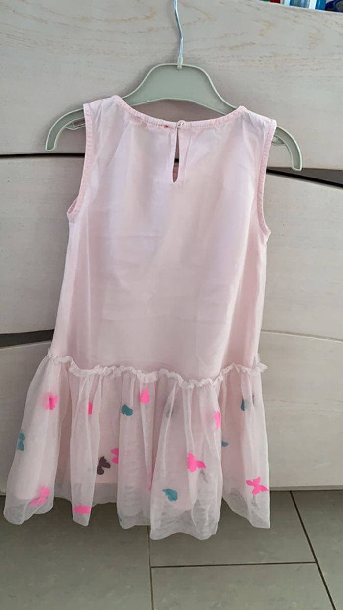 Robe rose clair papillons 🦋 6 ans Tissaia - photo numéro 2