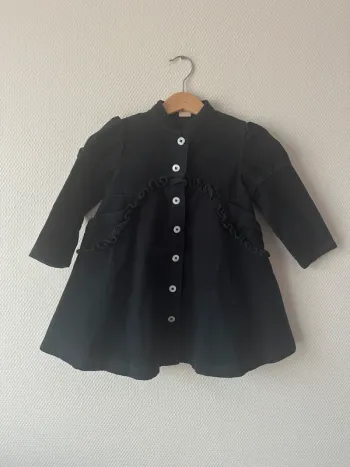 Magnifique robe noire style velours