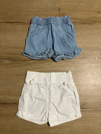 Lot shorts 6 mois