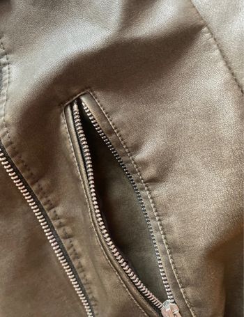 Veste en faux cuir