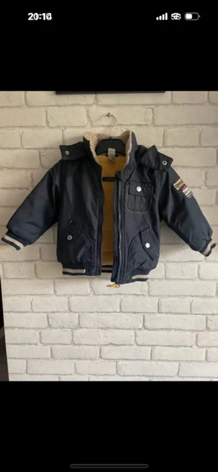 Manteau  C&A taille 24 mois - photo numéro 4