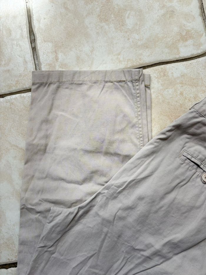 Pantalon Le Chameau - 100% coton - beige clair - taille 46 - neuf jamais porté - photo numéro 3