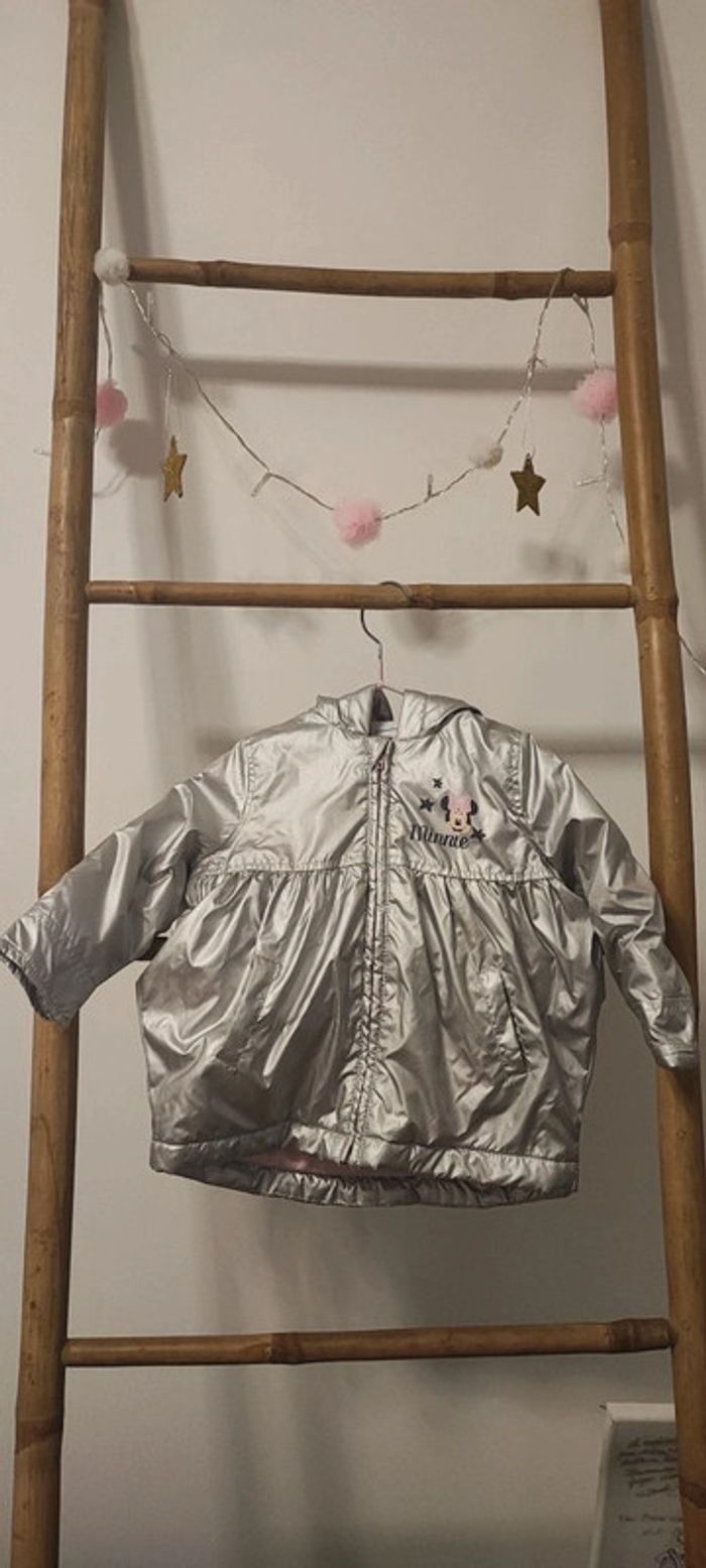 Doudoune métallisée Minnie taille 12 mois - photo numéro 4