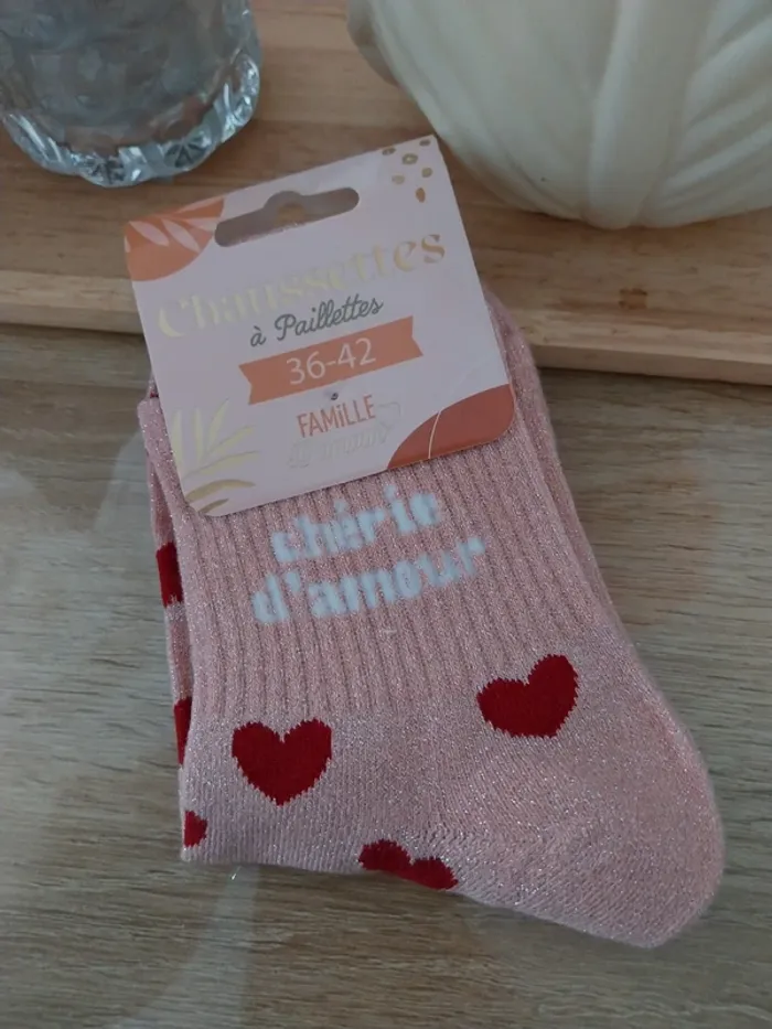 Chaussettes à paillettes Chérie D'amour