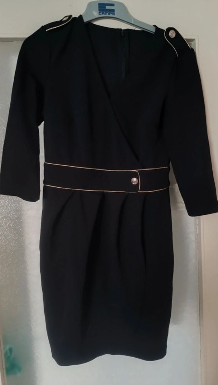 Robe noir doré morgan