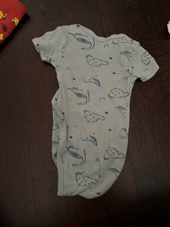 Lot 4 Bodys Bébé Garçon 6 Mois (Kiabi & Snoopy) - Manches Courtes - photo numéro 10