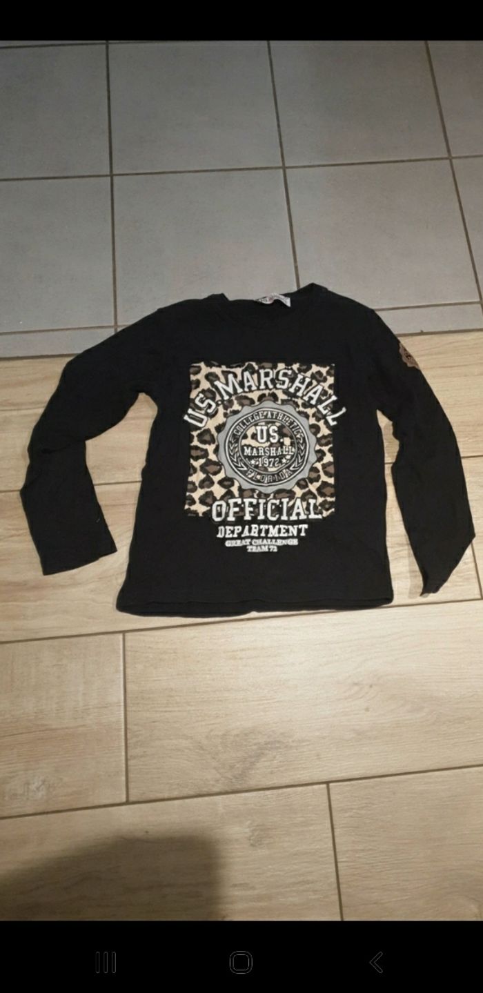 T-shirt garçon Marshall 12 ans