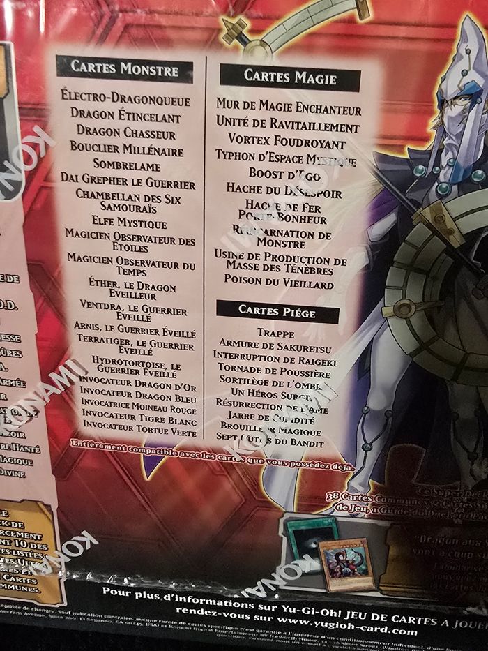 Yu-Gi-Oh! Super Deck De Démarrage.
La Confrontation de l'espace Temps - photo numéro 5