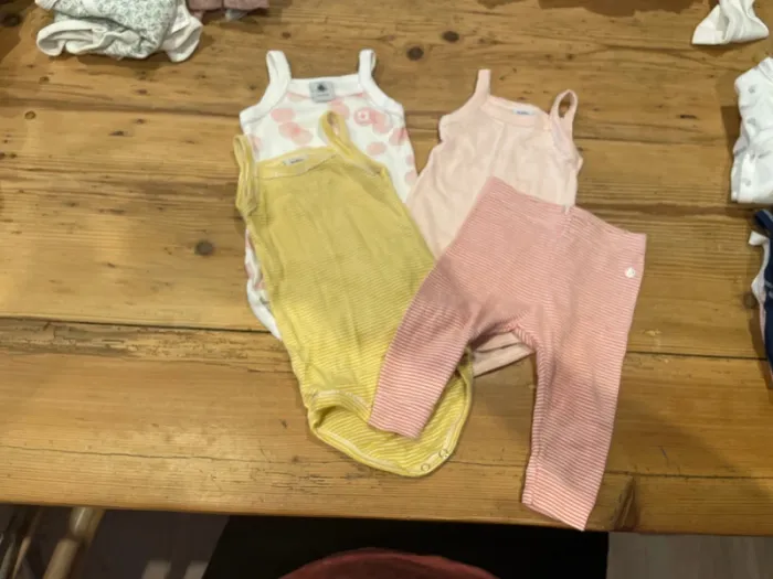Lot petit bateau 3 mois rayures