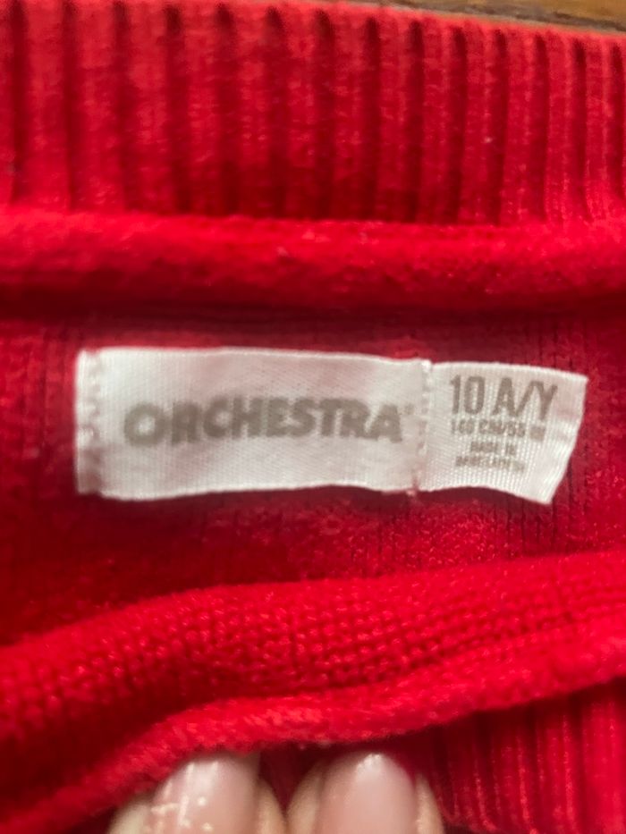 Pull rouge épais - photo numéro 5