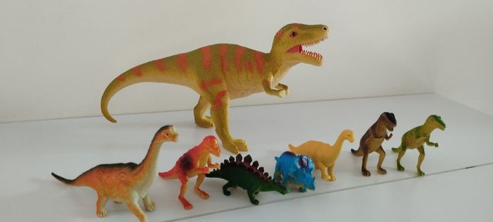 Lot de 16 animaux de la savane et dinosaures - photo numéro 6