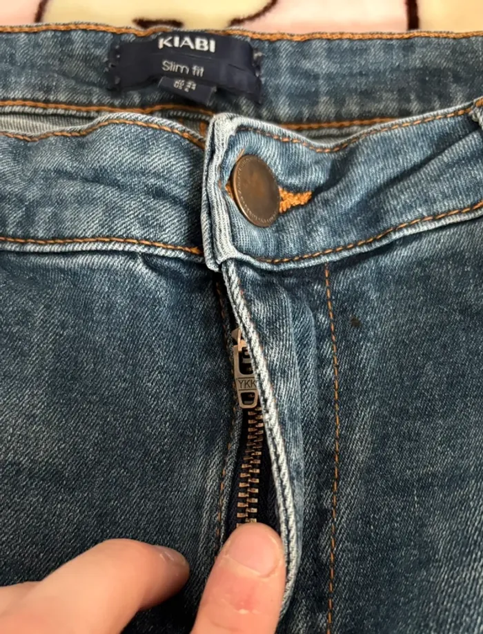 Jeans slim bleu - photo numéro 3