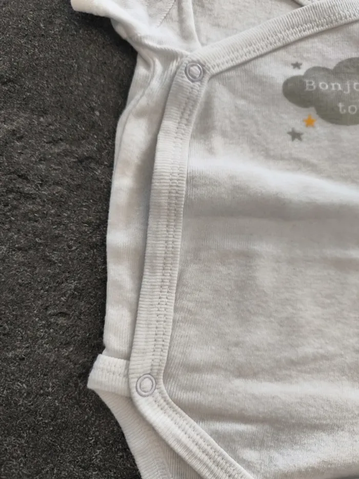 Lot de 3 bodies ouverture croisée garçon mc 3 mois Gémo - photo numéro 14
