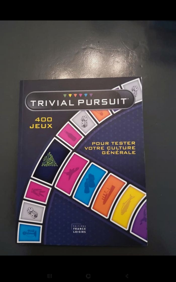 Trivial poursuit livre 400 jeux