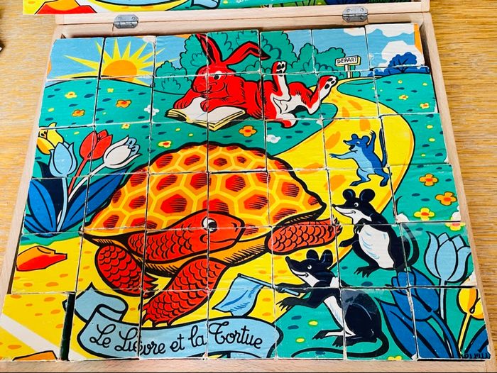 Ancien jeu de cubes Jeu Jura - photo numéro 7