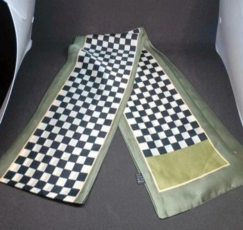 Foulard écharpe Style Rétro Vintage damier rétro vibe années 60/70