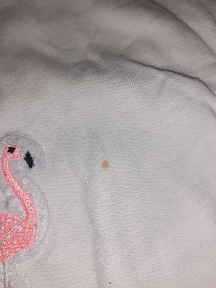 Ensemble legging court tee shirt flamand  rose 10 ans - photo numéro 2