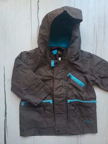 Veste impermeable queshua garçon 18mois