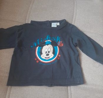 Tee shirt haut manche longue disney