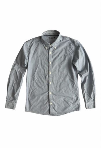 Chemise Tommy Hilfiger à carreaux bleus – Taille 176 (équivaut à S homme)