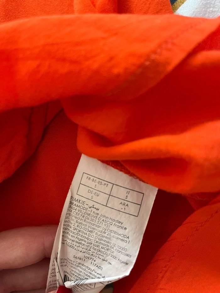 Chemise MC femme orange Pimkie taille S - photo numéro 4