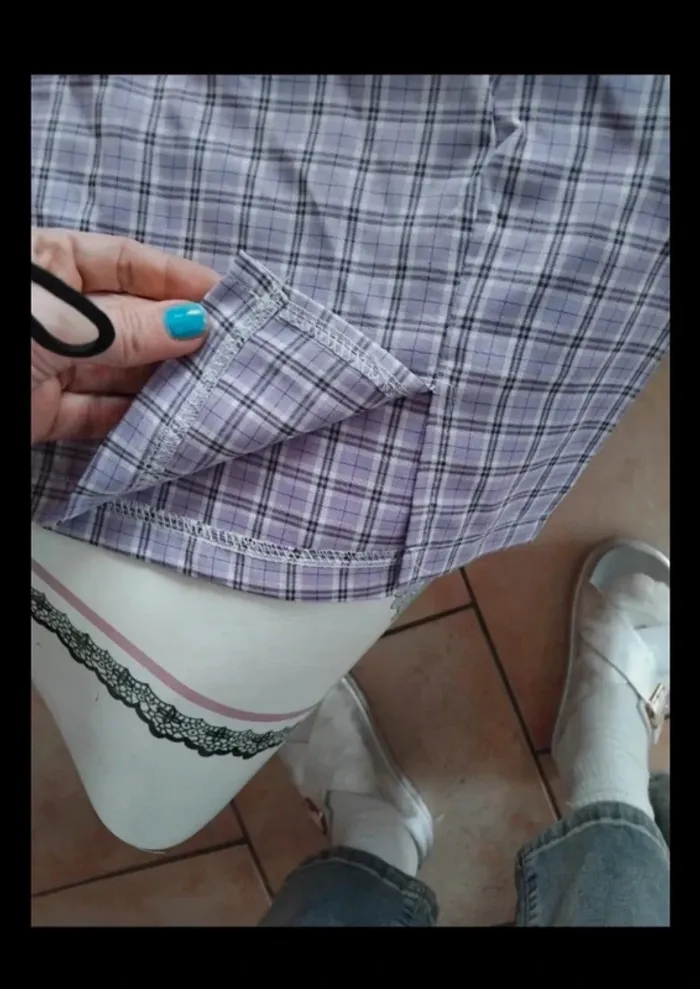 Ensemble mini jupe et chemise crop top - photo numéro 3