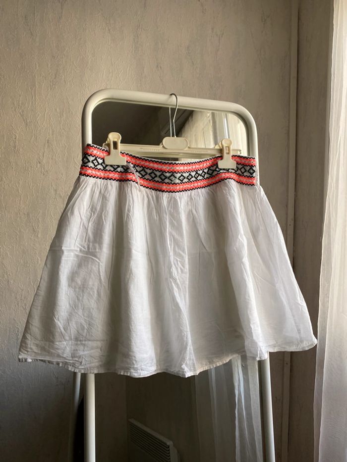 Jupe blanche légère T40