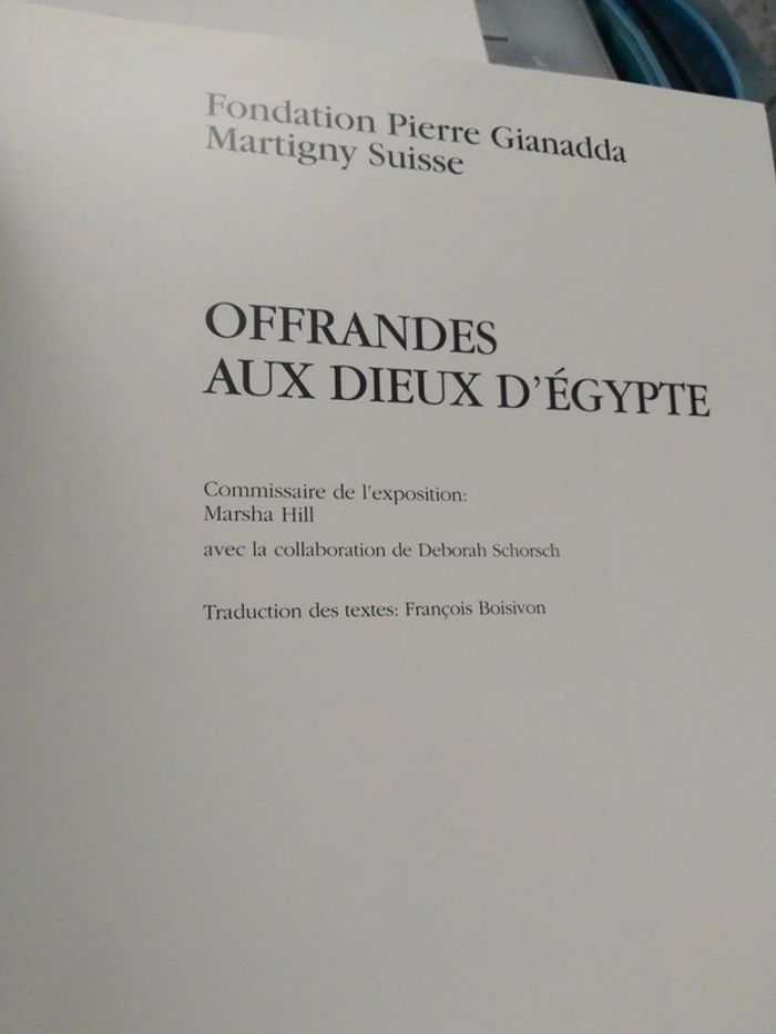 Offrande aux dieux d'Égypte - photo numéro 3