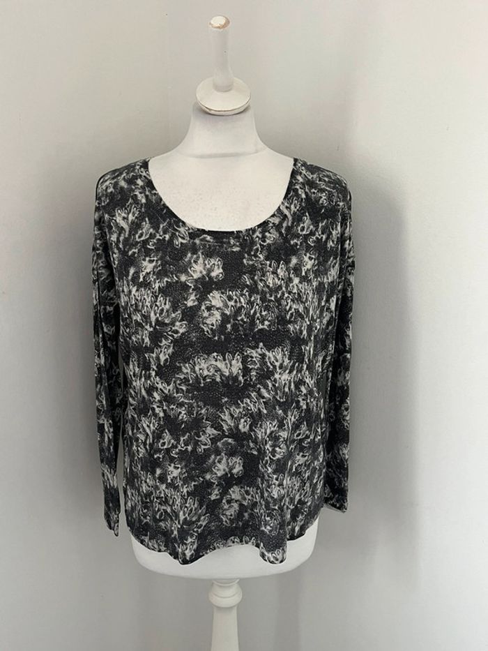 Pull fin en soie à motifs The Kooples S