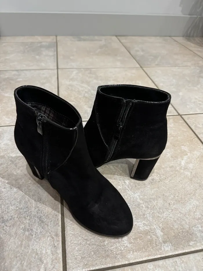 Bottines noires daim 37 - photo numéro 2