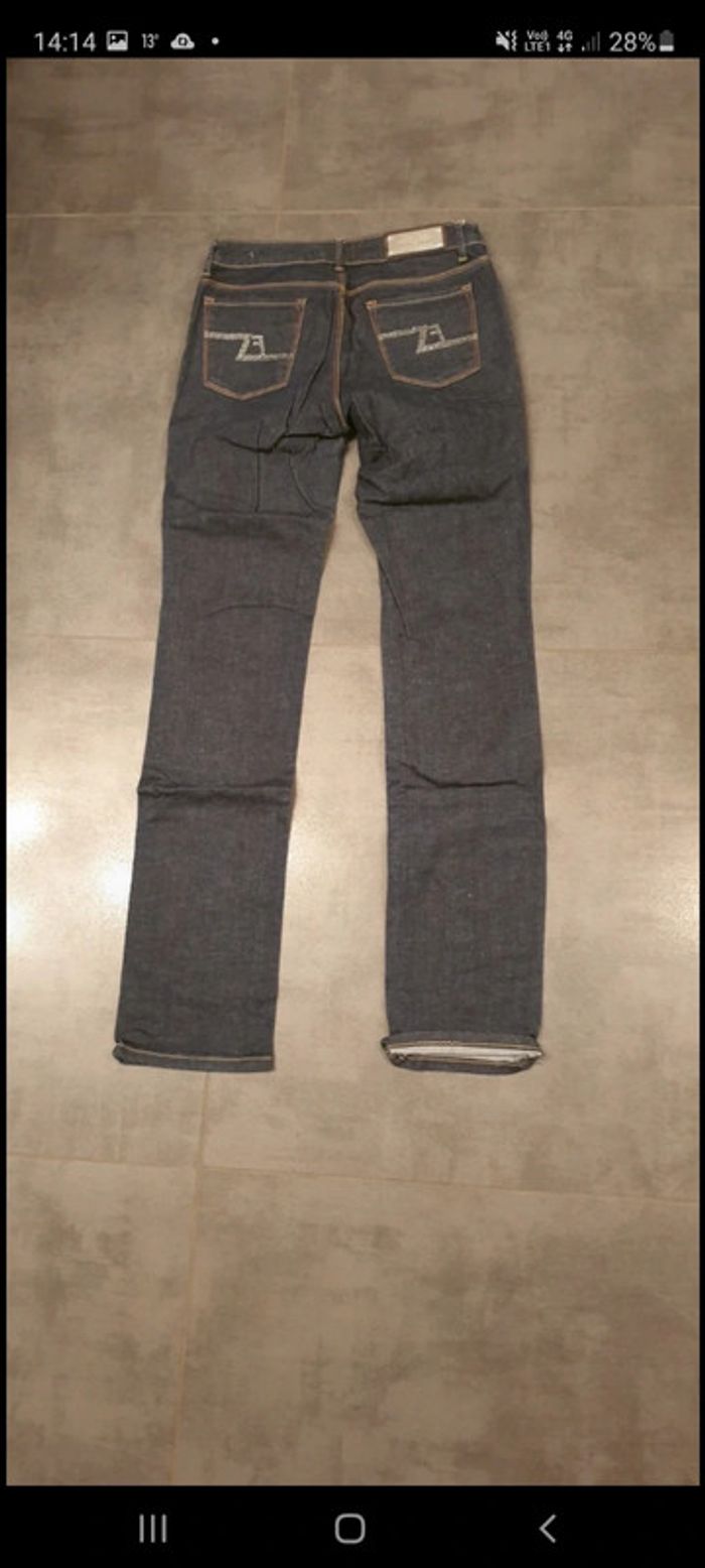 Jeans brut femme Zara strass taille 36 - photo numéro 2