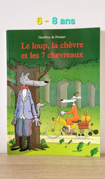 Livre jeunesse "Le Loup, la chèvre et les 7 chevreaux"