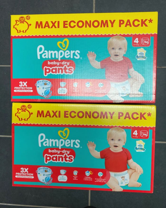 Pampers 4 Pants 2 cartons