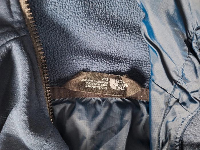 Sweat The North Face S homme capuche polaire zippé bleu foncé (543) - photo numéro 10