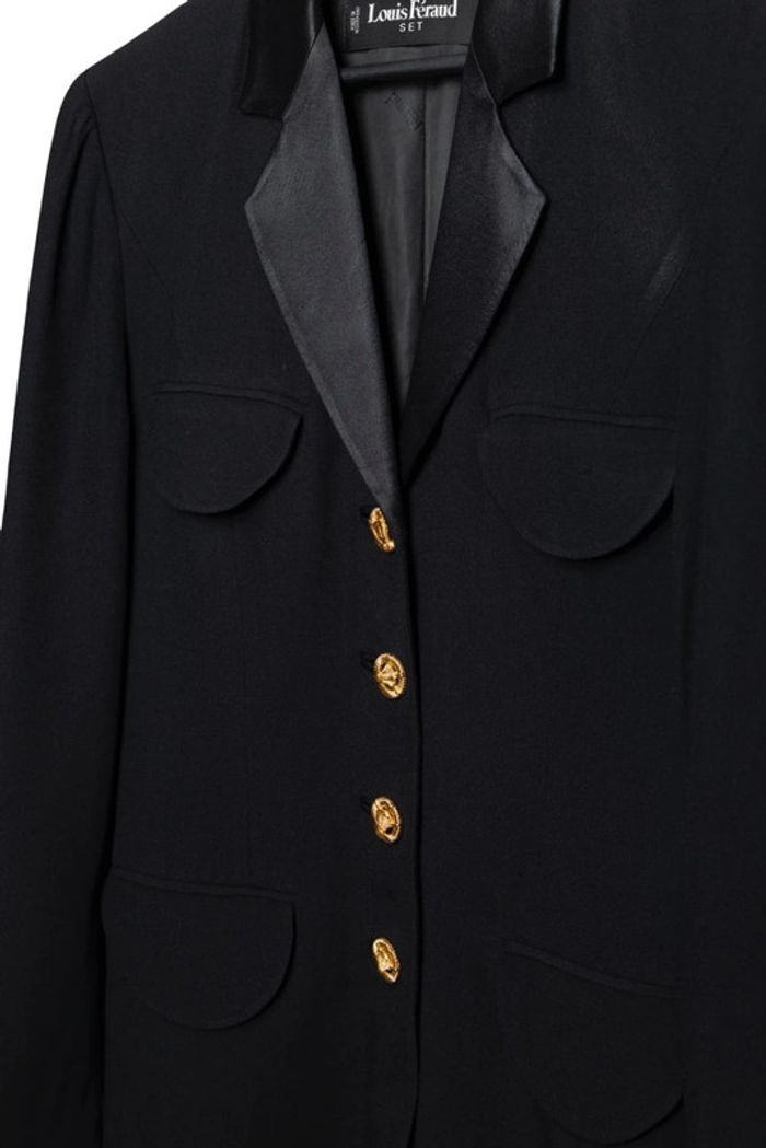 Veste blazer vintage Louis Féraud – Taille S - photo numéro 3
